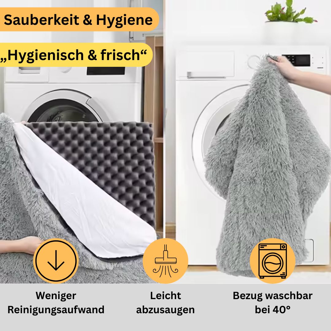 Flauschiger Hundekorb
